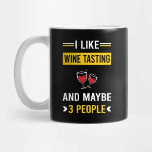 3 People Wine Tasting Mug